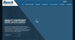 Desktop Screenshot of buschequipment.com